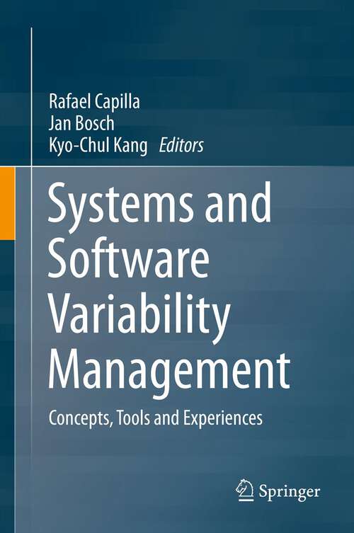 Book cover of Systems and Software Variability Management