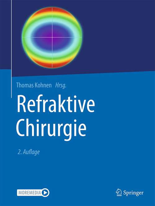 Book cover of Refraktive Chirurgie (2. Aufl. 2023)