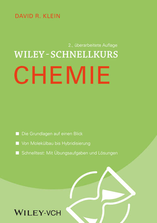 Book cover of Wiley-Schnellkurs Chemie: Synthese (2. Auflage)