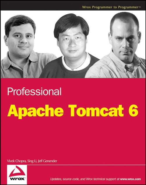 Book cover of Professional Apache Tomcat 6