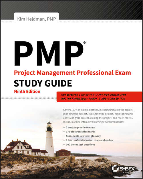Book cover of PMP: Project Management Professional Exam Study Guide