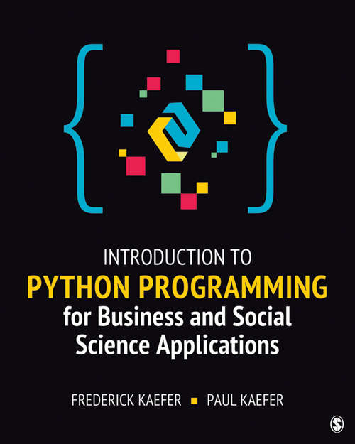 Introduction to Python Programming for Business and Social Science Applications