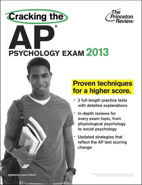 Book cover of Cracking the AP Psychology Exam, 2013 Edition