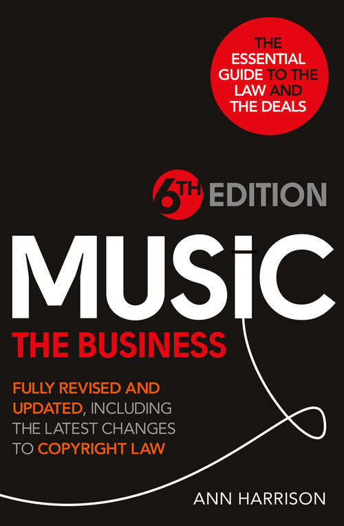 Book cover of Music: Fully revised and updated, including the latest changes to Copyright law (6)