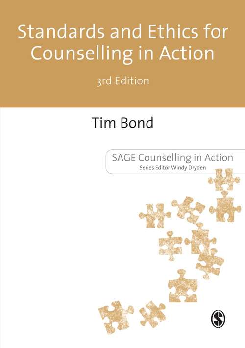 Book cover of Standards and Ethics for Counselling in Action