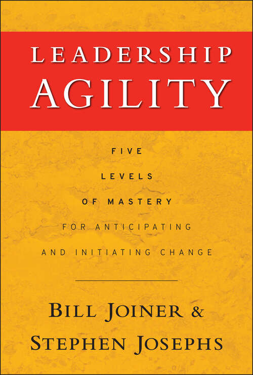 Book cover of Leadership Agility