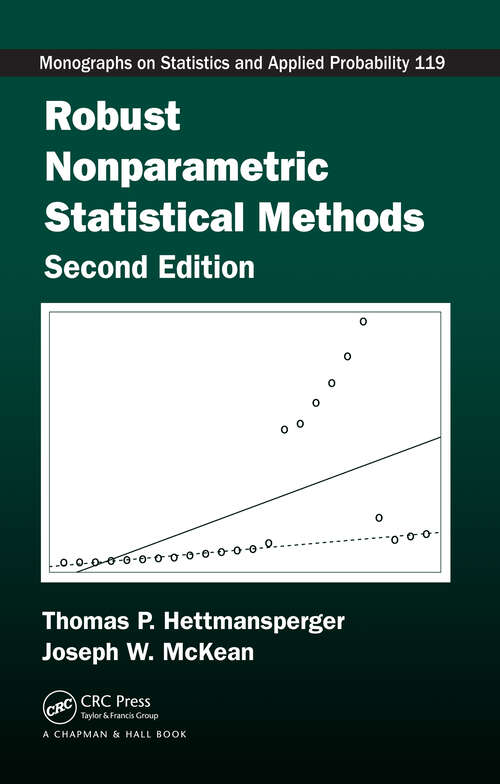 Book cover of Robust Nonparametric Statistical Methods (2) (Chapman & Hall/CRC Monographs on Statistics and Applied Probability)