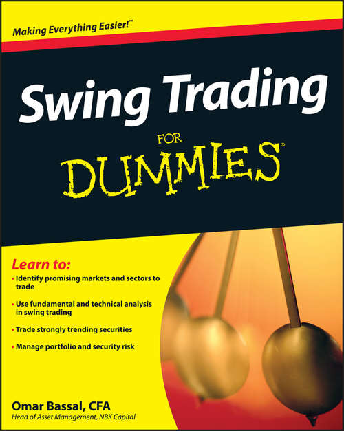 Book cover of Swing Trading For Dummies