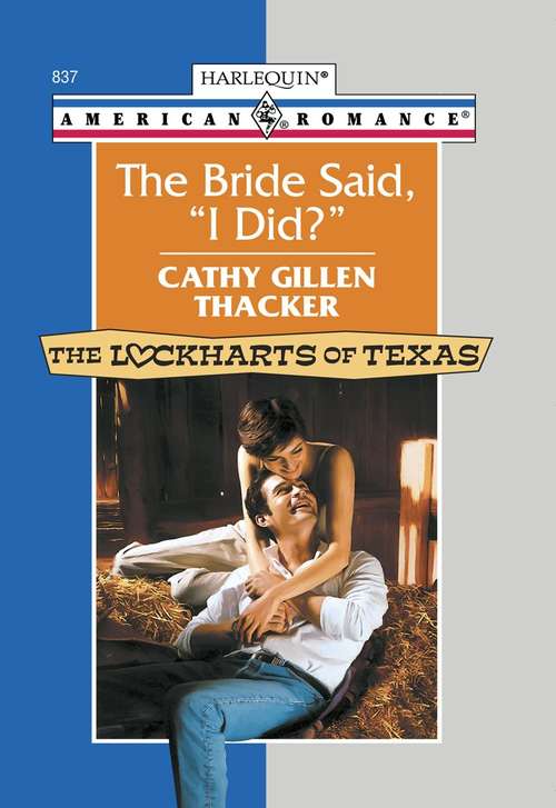 Book cover of The Bride Said, "I Did?"