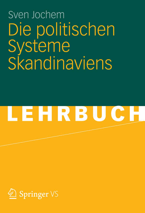 Book cover of Die politischen Systeme Skandinaviens
