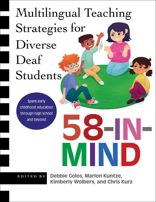 Book cover of 58-IN-MIND: Multilingual Teaching Strategies for Diverse Deaf Students
