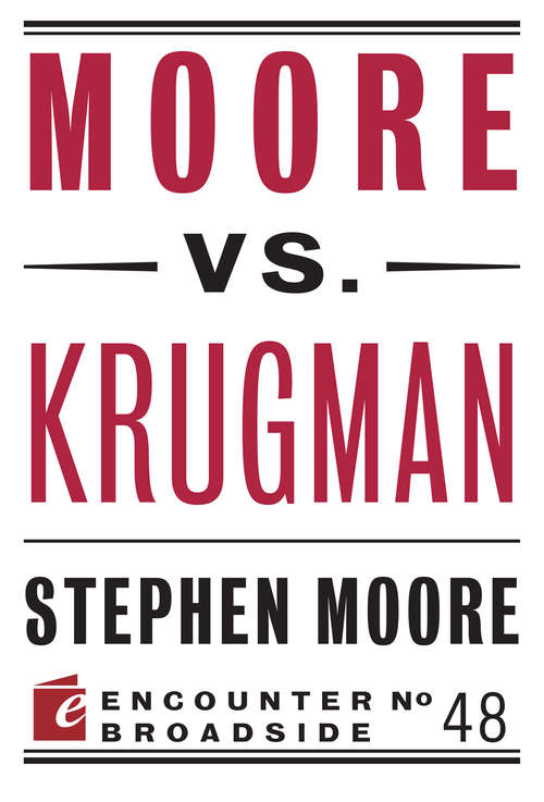 Book cover of Moore vs. Krugman