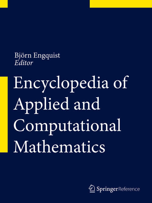 Book cover of Encyclopedia of Applied and Computational Mathematics