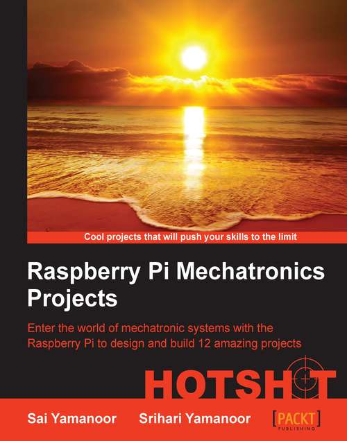 Book cover of Raspberry Pi Mechatronics Projects HOTSHOT