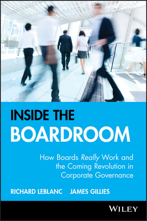 Book cover of Inside the Boardroom