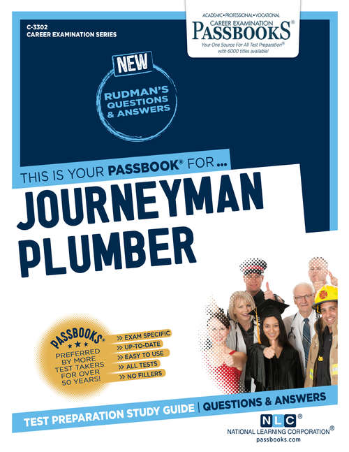 Book cover of Journeyman Plumber: Passbooks Study Guide (Career Examination Series)