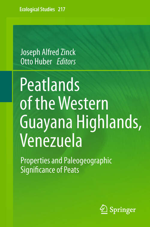 Book cover of Peatlands of the Western Guayana Highlands, Venezuela