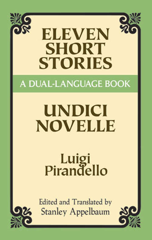 Book cover of Eleven Short Stories: A Dual-Language Book (Dover Dual Language Italian)