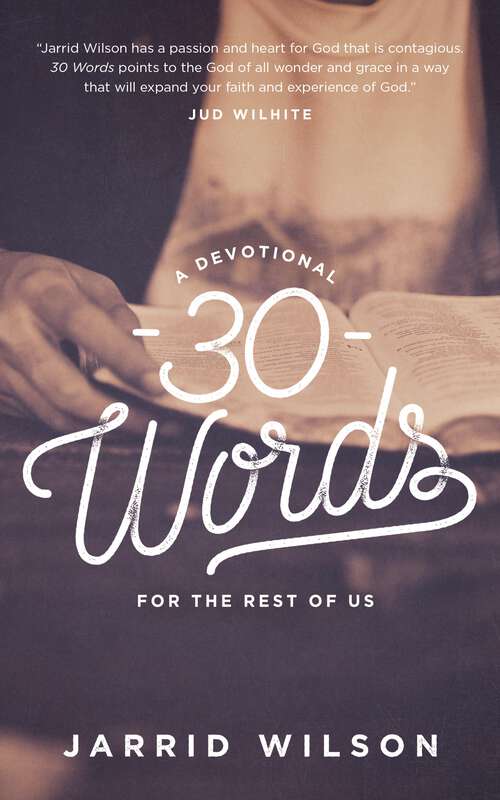Book cover of 30 Words: A Devotional for the Rest of Us
