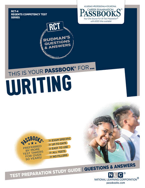Book cover of WRITING: Passbooks Study Guide (Regents Competency Test Series (RCT): Cs-41)