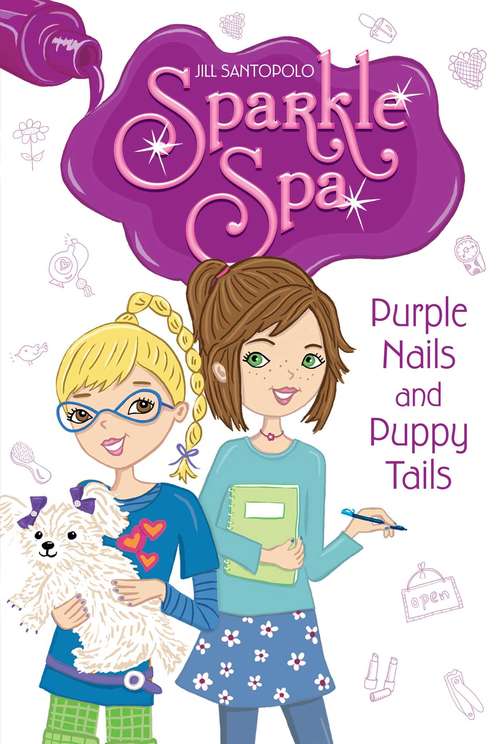 Book cover of Purple Nails and Puppy Tails (Sparkle Spa #2)