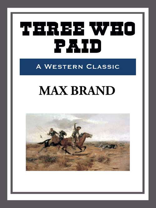 Book cover of Three Who Paid