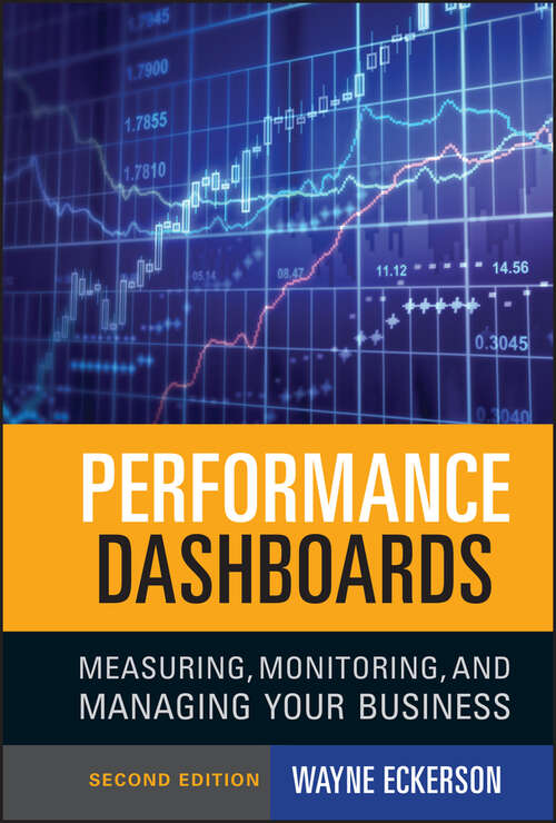 Book cover of Performance Dashboards