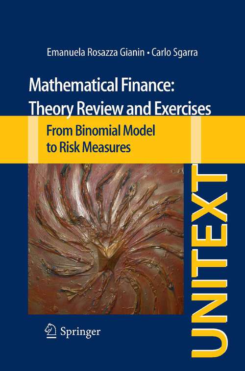 Book cover of Mathematical Finance: Theory Review and Exercises