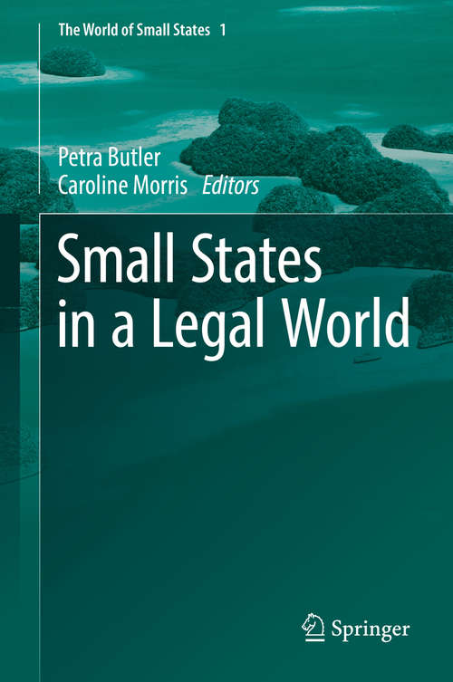 Book cover of Small States in a Legal World