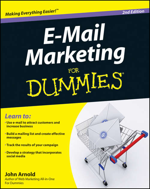 Book cover of E-Mail Marketing For Dummies (2)
