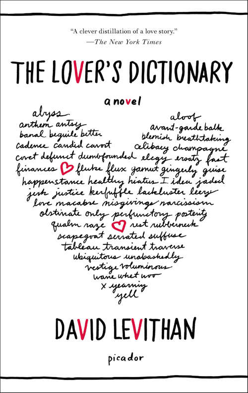 Book cover of The Lover's Dictionary: A Novel