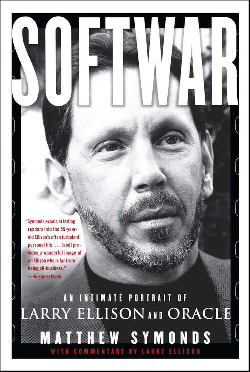 Book cover of Softwar: An Intimate Portrait of Larry Ellison and Oracle