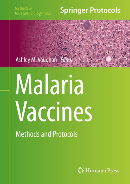 Book cover of Malaria Vaccines