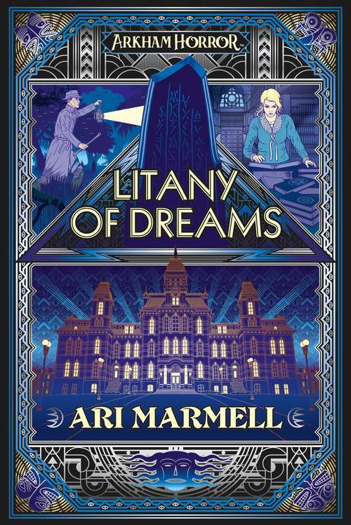 Book cover of Litany of Dreams: An Arkham Horror Novel (Ebook Original) (Arkham Horror)