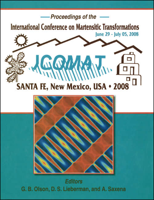 Book cover of International Conference on Martensitic Transformations (ICOMAT) 2008