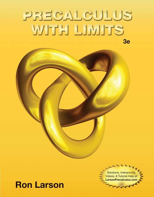 Book cover of Precalculus with Limits