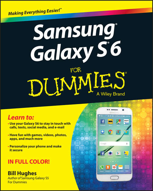 Book cover of Samsung Galaxy S6 for Dummies