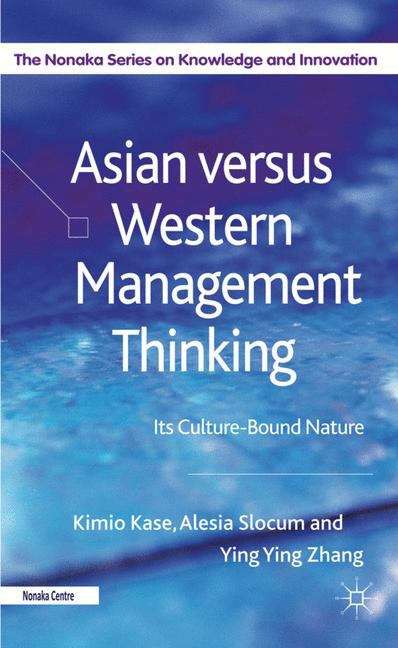 Book cover of Asian versus Western Management Thinking