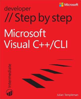 Book cover of Microsoft Visual C++/CLI Step by Step