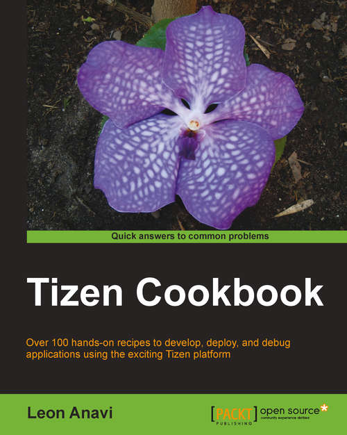 Book cover of Tizen Cookbook