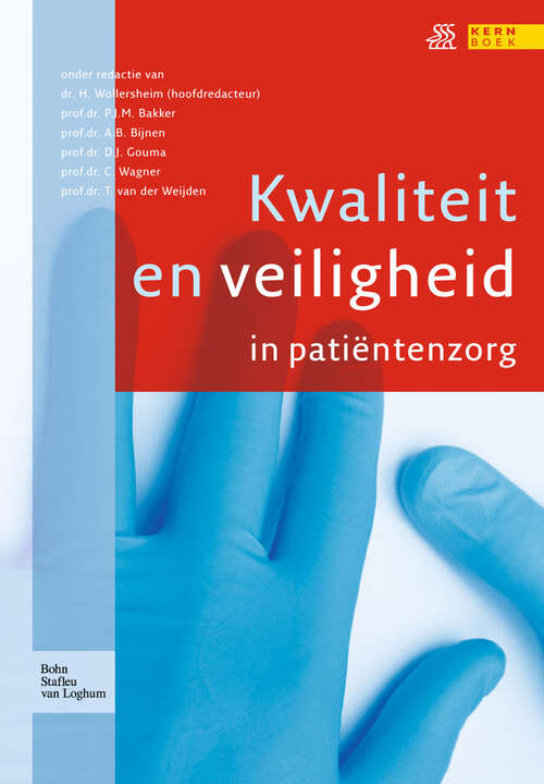 Book cover of Kwaliteit en veiligheid in patiëntenzorg