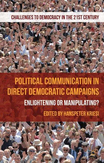 Book cover of Political Communication in Direct Democratic Campaigns