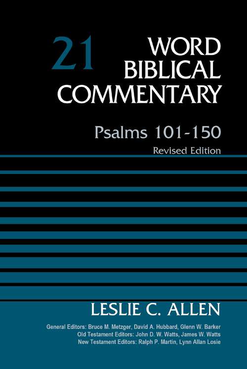 Book cover of Psalms 101-150, Volume 21: Revised Edition (Word Biblical Commentary #21)