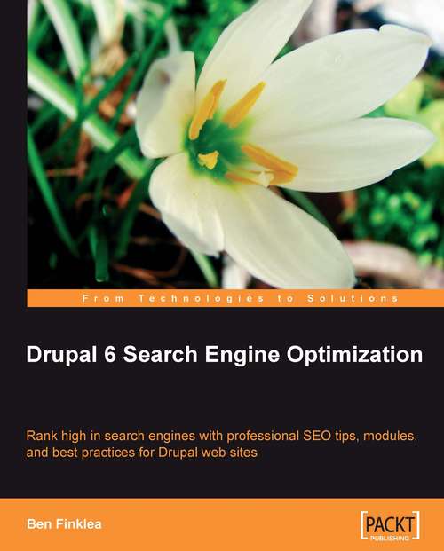 Book cover of Drupal 6 Search Engine Optimization