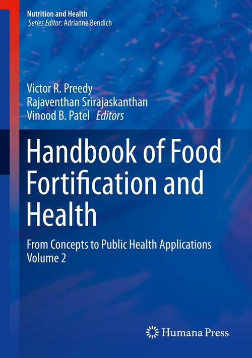 Book cover of Handbook of Food Fortification and Health: From Concepts to Public Health Applications Volume 1