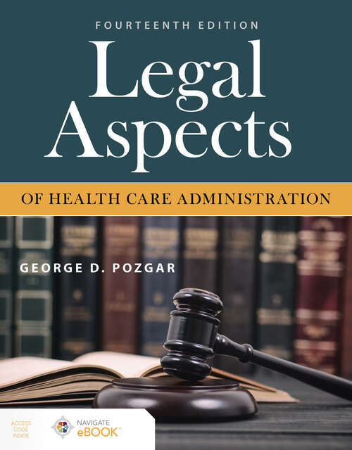 Book cover of Legal Aspects of Health Care Administration (14)