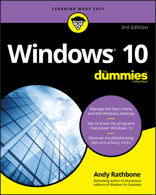 Book cover of Windows 10 For Dummies