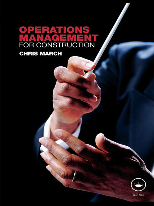 Book cover of Operations Management for Construction