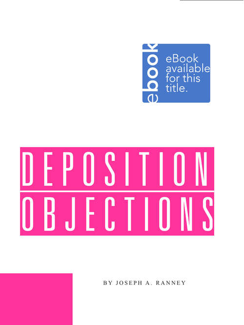 Deposition Objections
