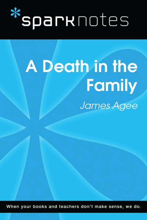 Book cover of A Death in the Family (SparkNotes Literature Guide Series)